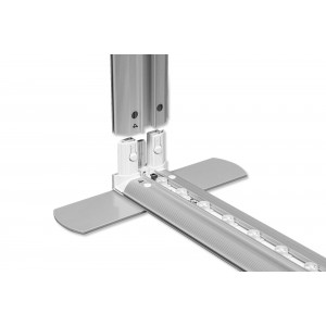 Ścianka podświetlana LED prosty system łączenia